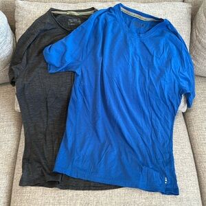 Two Smartwool Merino 150 Base Layer Shirts (All-Season) - Men’s Medium
